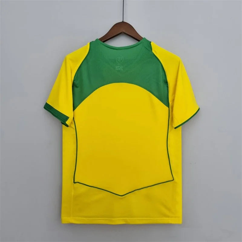 2004 Retro Brazil Home Football Shirt
