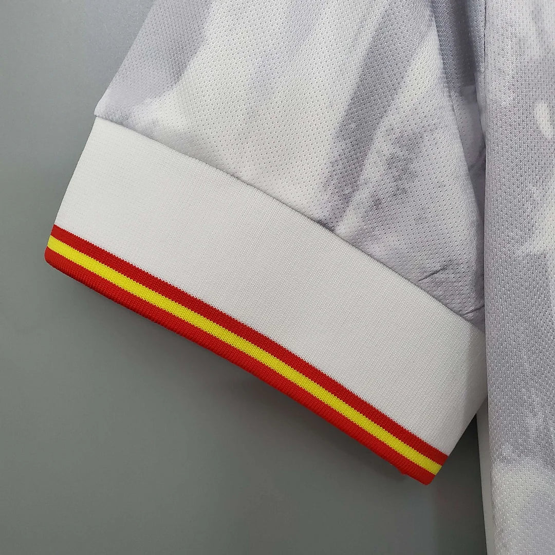 2020 Spain 2020 White Away Football Shirt