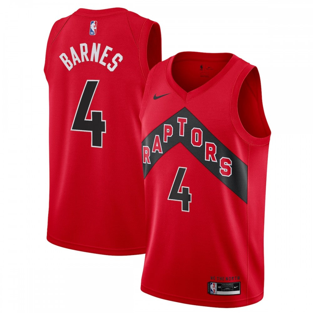 Toronto Raptors Nike Unisex 2022/23 Swingman Custom Jersey Red - Icon Edition