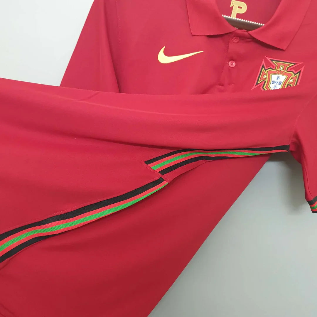 2020 Portugal Red Home Football Shirt