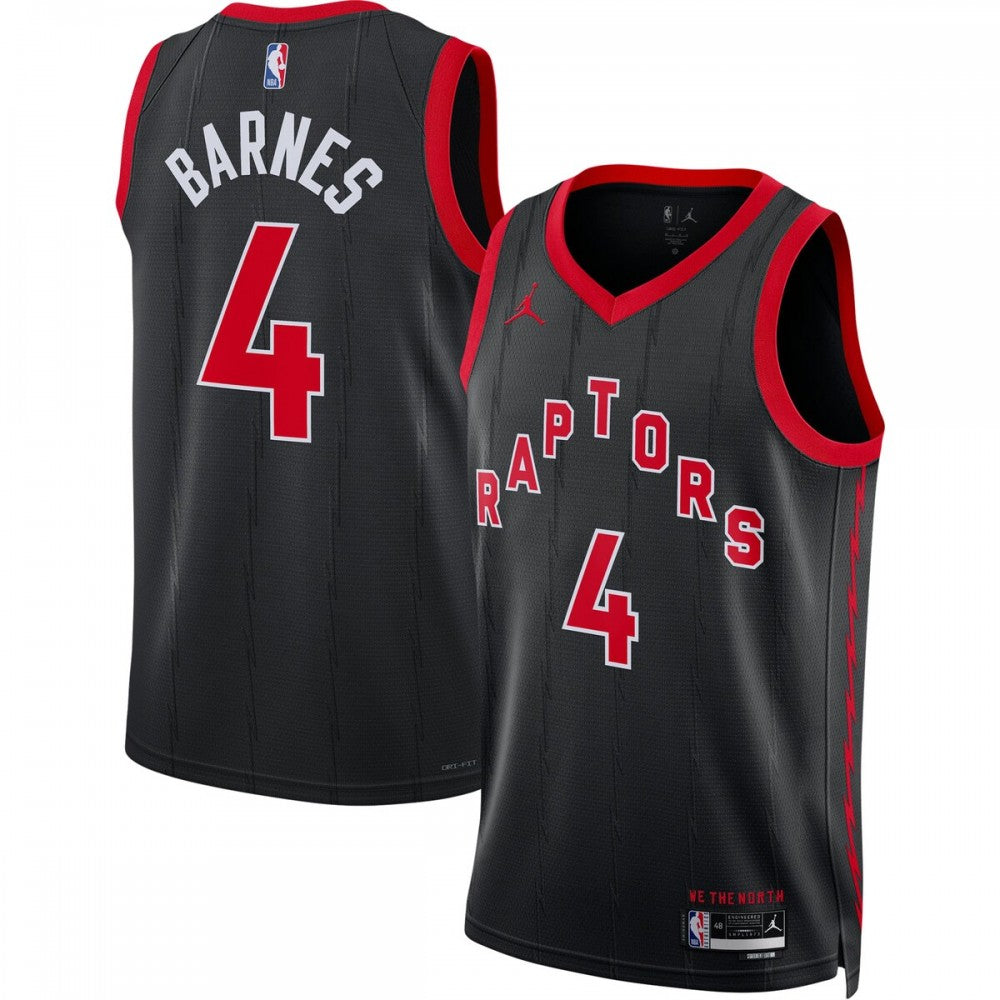 Toronto Raptors Jordan Brand Unisex 2022/23 Swingman Custom Jersey - Statement Edition - Black