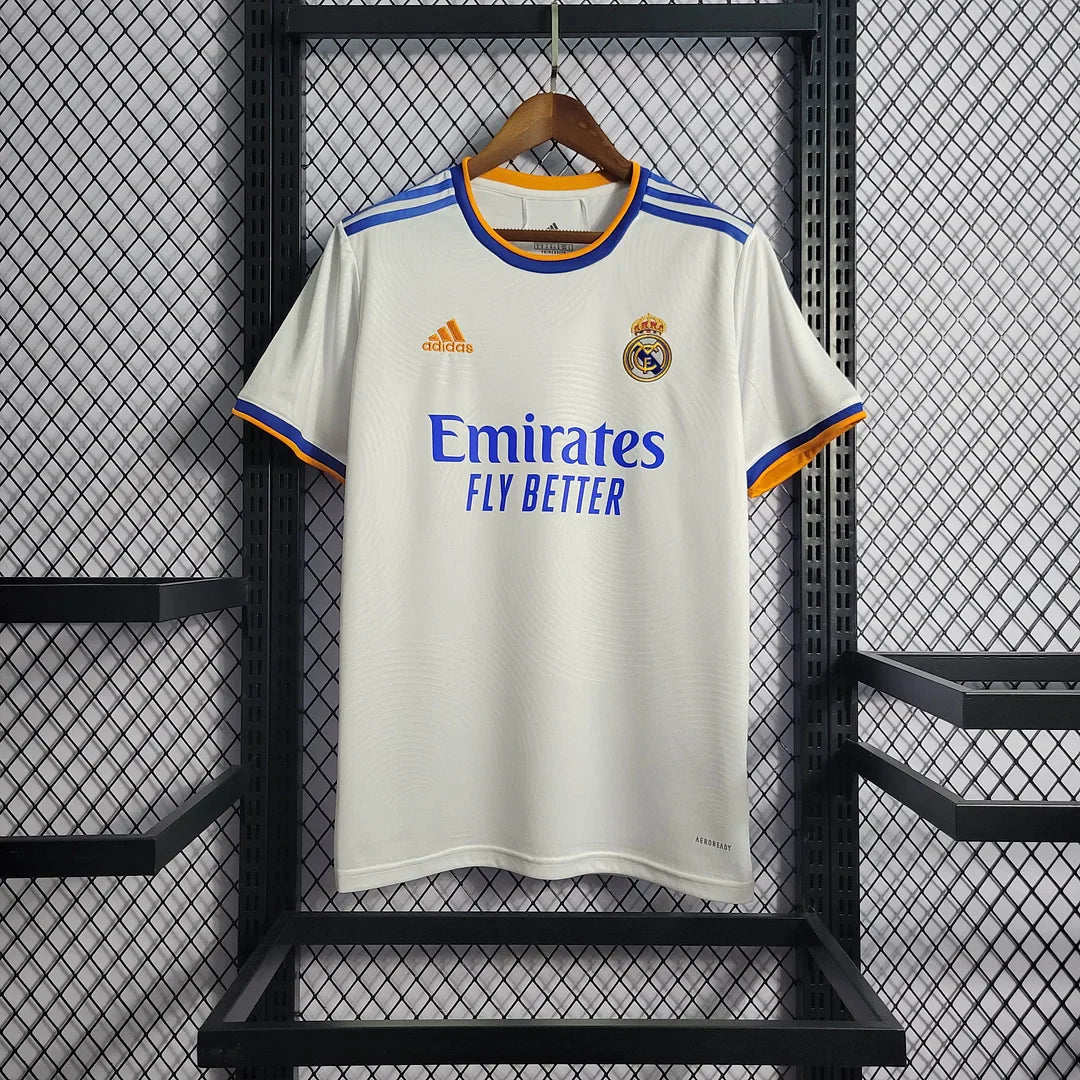 2021/2022 Retro Real Madrid Home Football Shirt