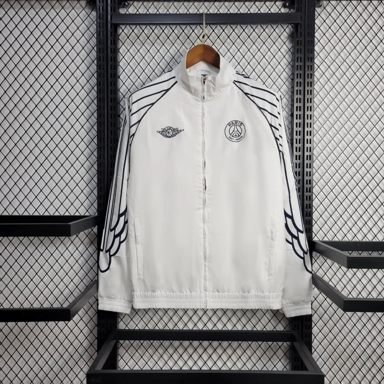 2025/2026 PSG Air Jordan Jacket White Windbreaker