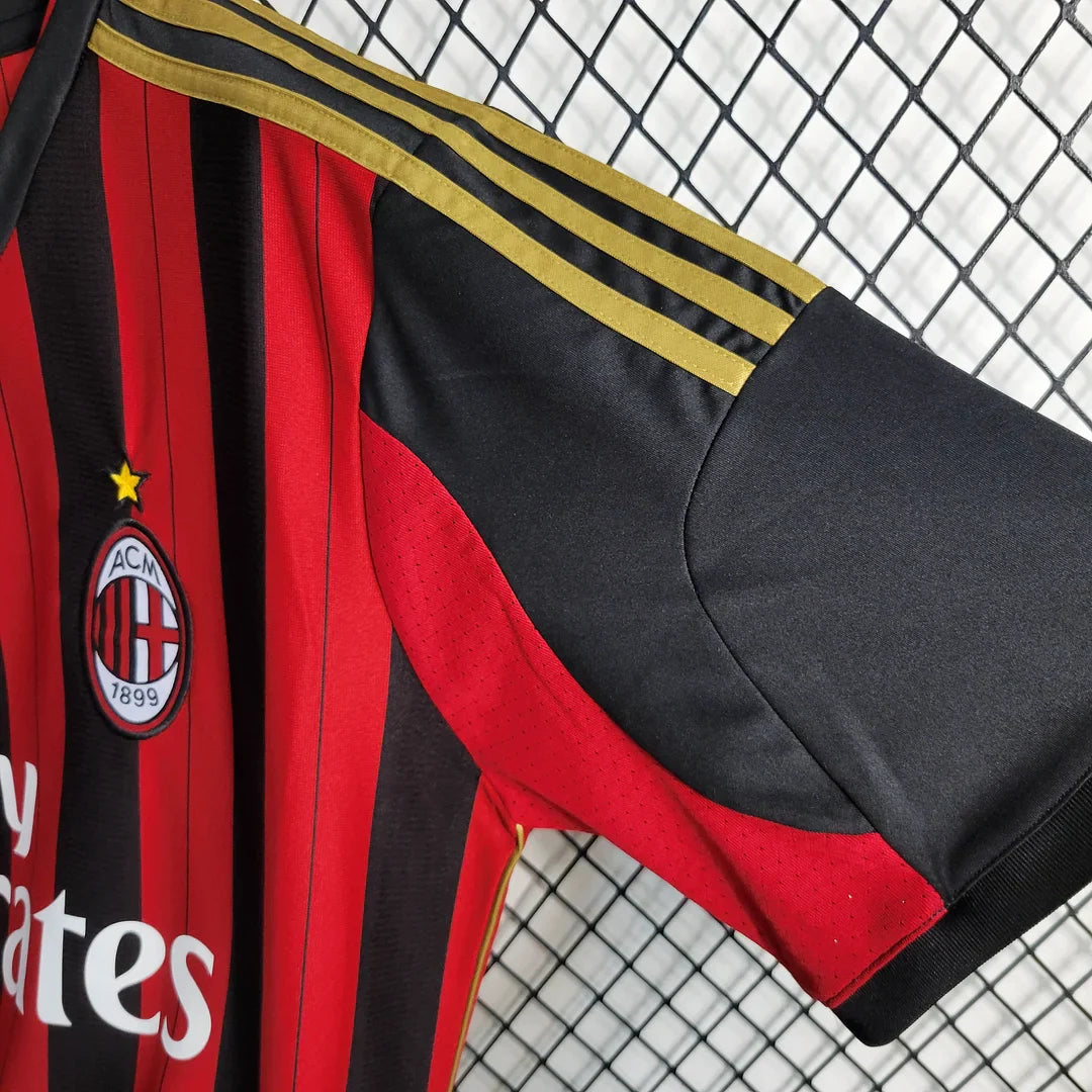 2013/2014 Retro AC Milan Home Football Shirt