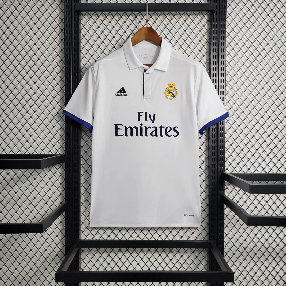 2016/2017 Retro Real Madrid Home Football Shirt