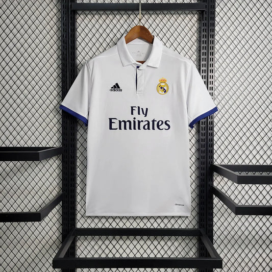 2016/2017 Retro Real Madrid Home Football Shirt