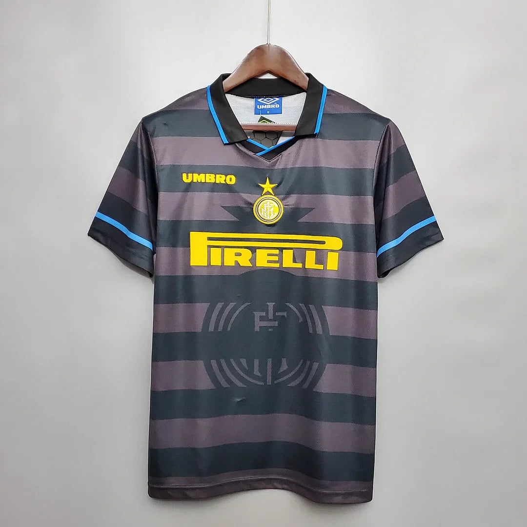 1997/1998 Retro Internazionale Milan Away Football Shirt