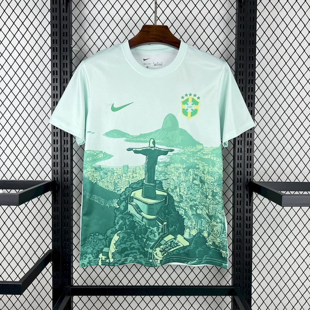 2025 Brazil Special Edition Green Football Shirt