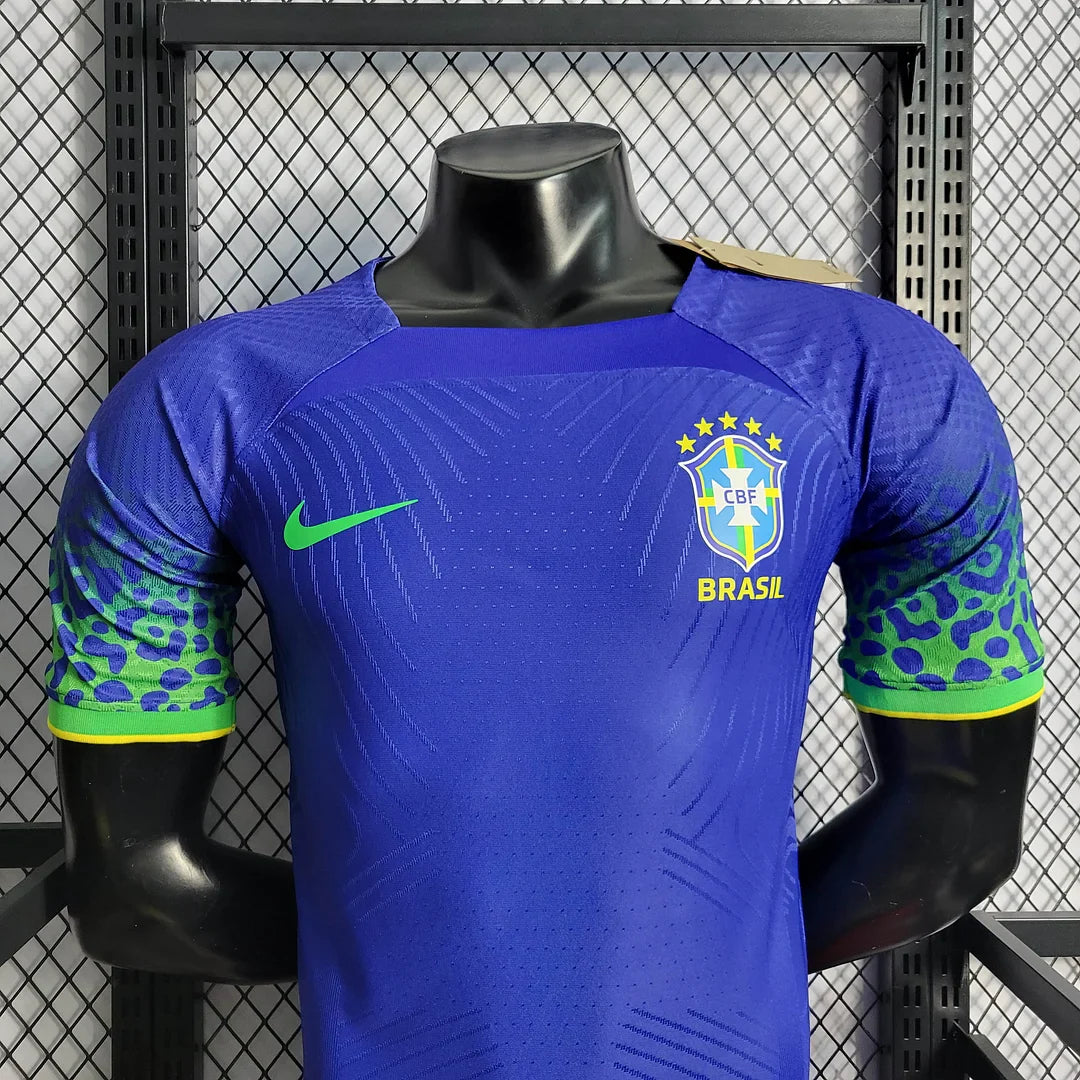 2022 World Cup Brazil Away Football Shirt - Player Version