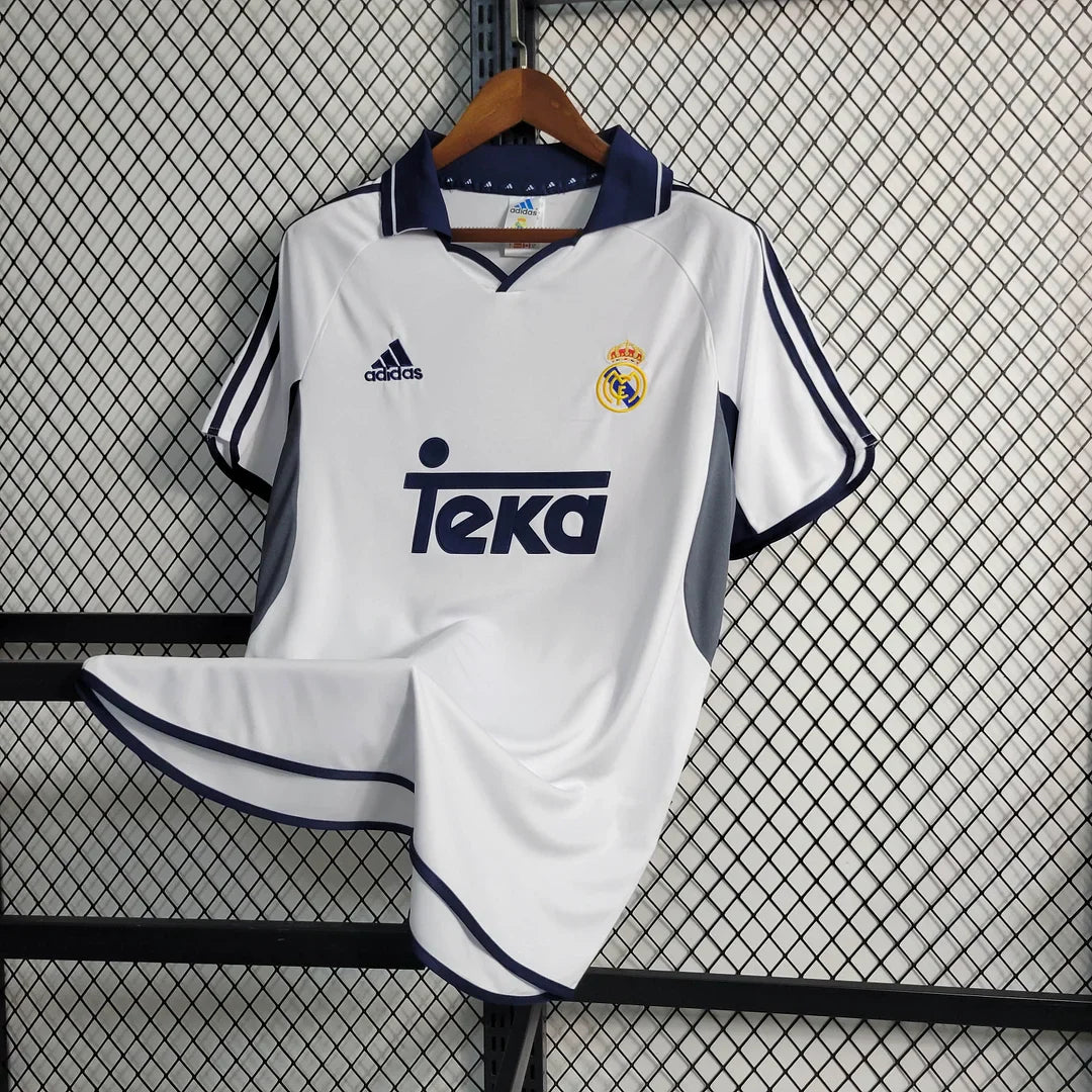 2000/2001 Retro Real Madrid Home Football Shirt