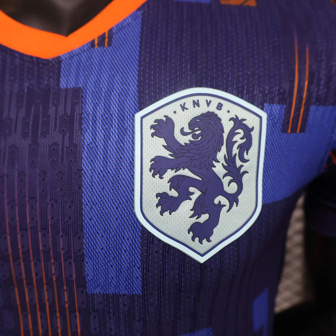 2024 Netherlands National Team Away Football Shirt - Player Version