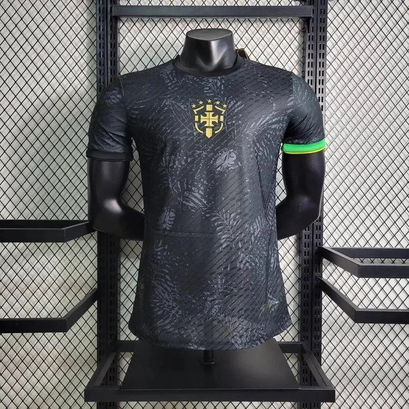 2023 Brazil Special Edition Black Football Shirt - Player Version