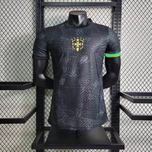 2023 Brazil Special Edition Black Football Shirt - Player Version