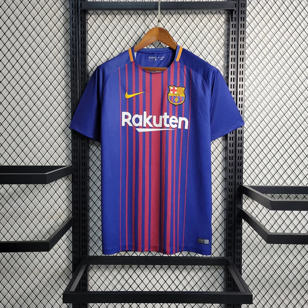2017/2018 Retro Barcelona Home Football Shirt