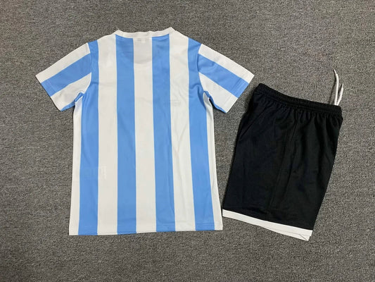 1986 Retro Argentina National Team Home Football Shirt Kids Size