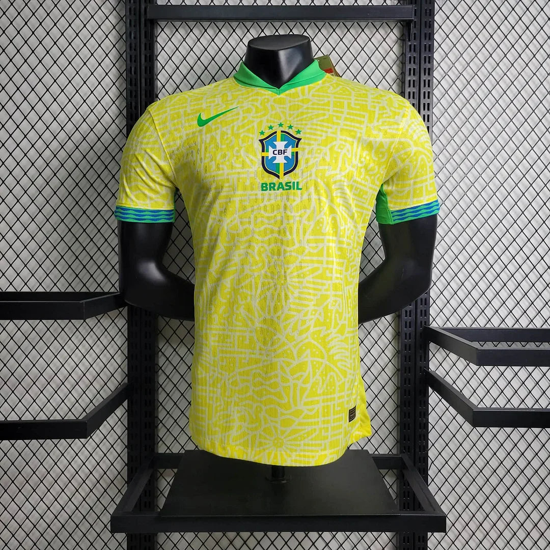 2024 Brazil Home Football Shirt - Player Version
