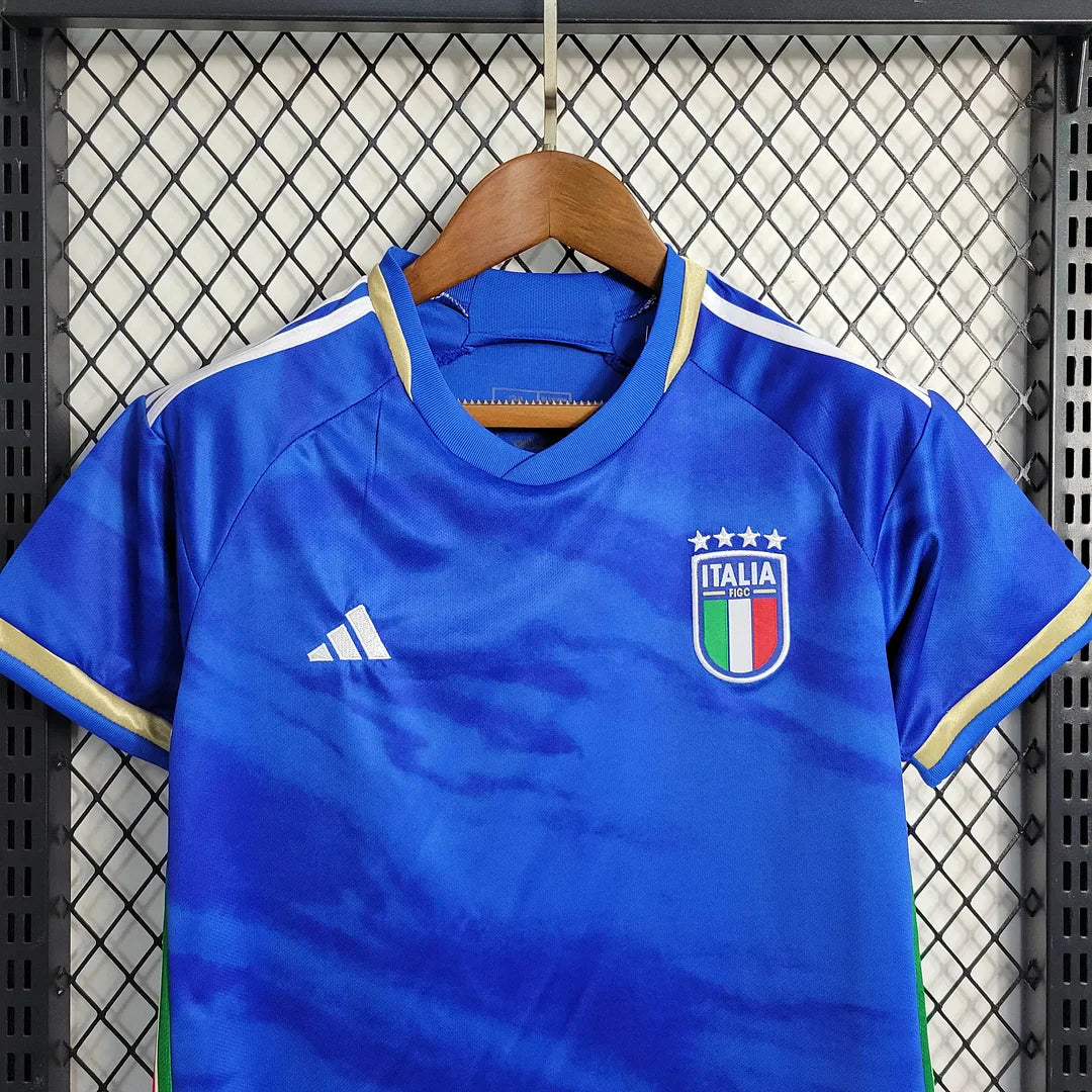 2023 Italy Home Football Shirt Kids Size