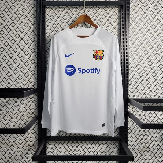 2023/2024 Long Sleeve Barcelona Away Football Shirt