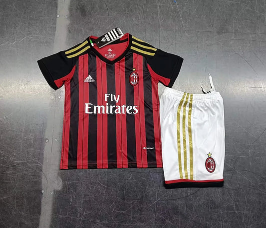 2013/2014 Retro AC Milan Home Football Shirt Kids Size