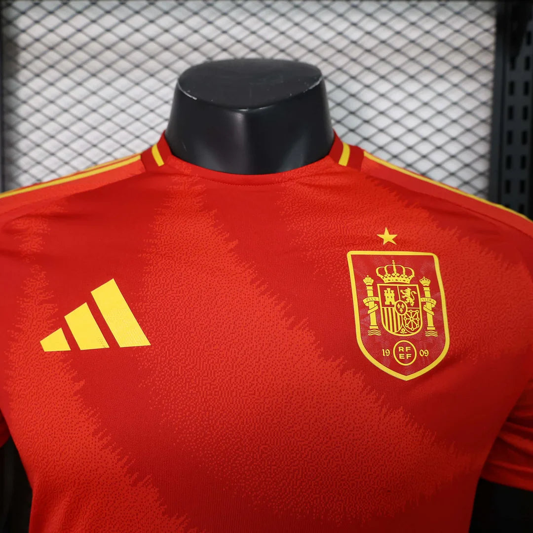 2024 Spain Home Football Shirt - Player Version