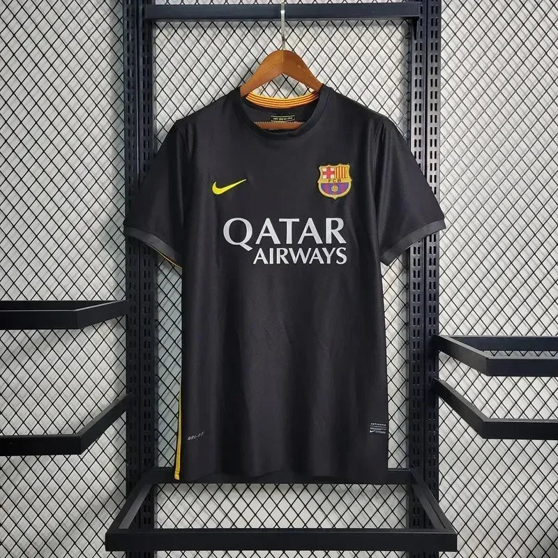 2013/2014 Retro Barcelona Black Football Shirt