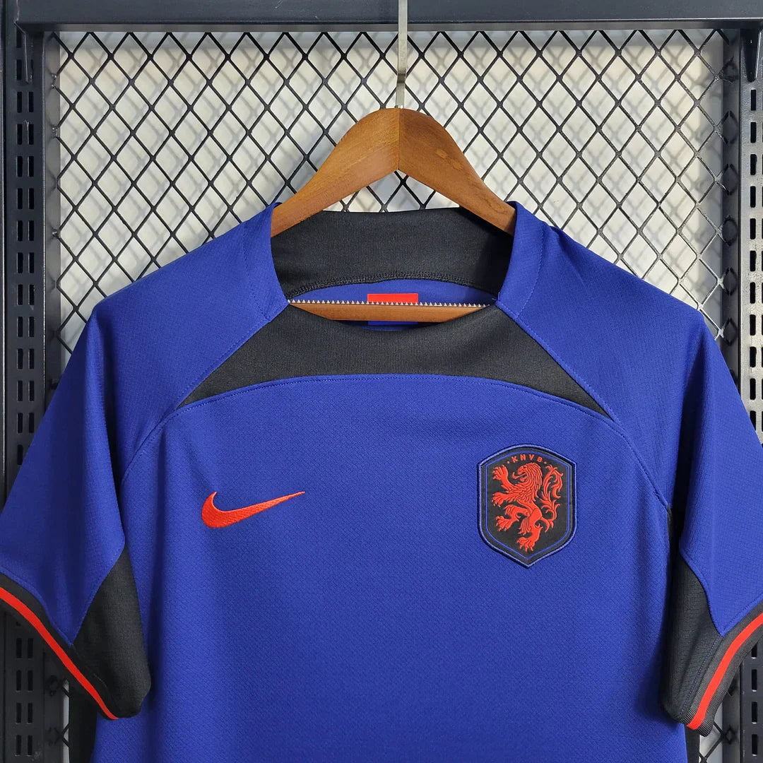 2022 FIFA World Cup Netherlands National Team Away Football Shirt