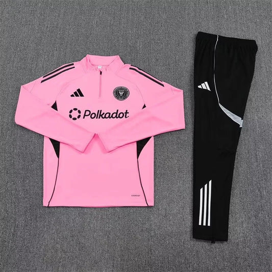 2025/2026 Inter Miami Pink Half-Pull Tracksuit