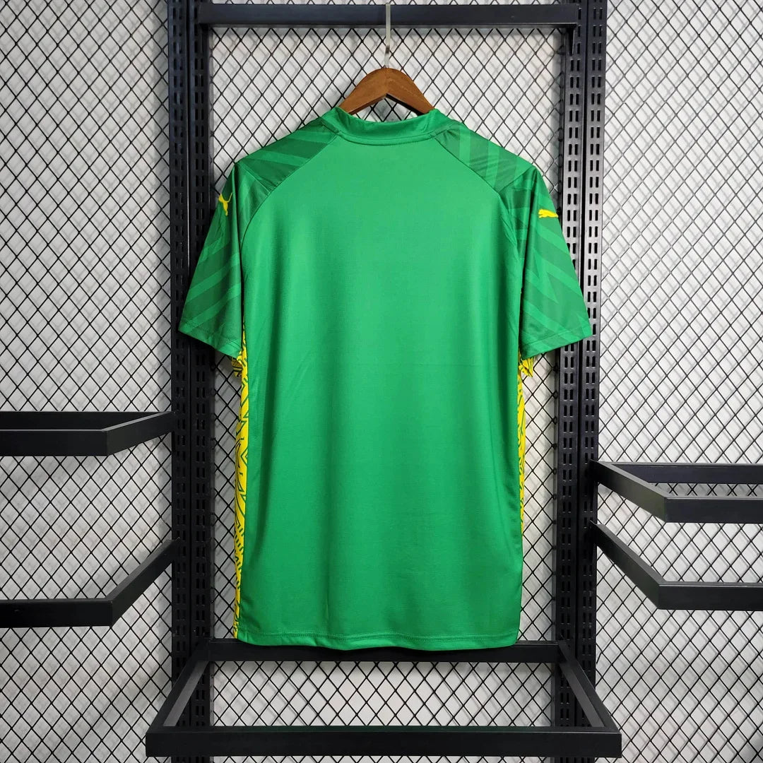 2023/2024 Manchester City Goalkeeper Green Football Shirt