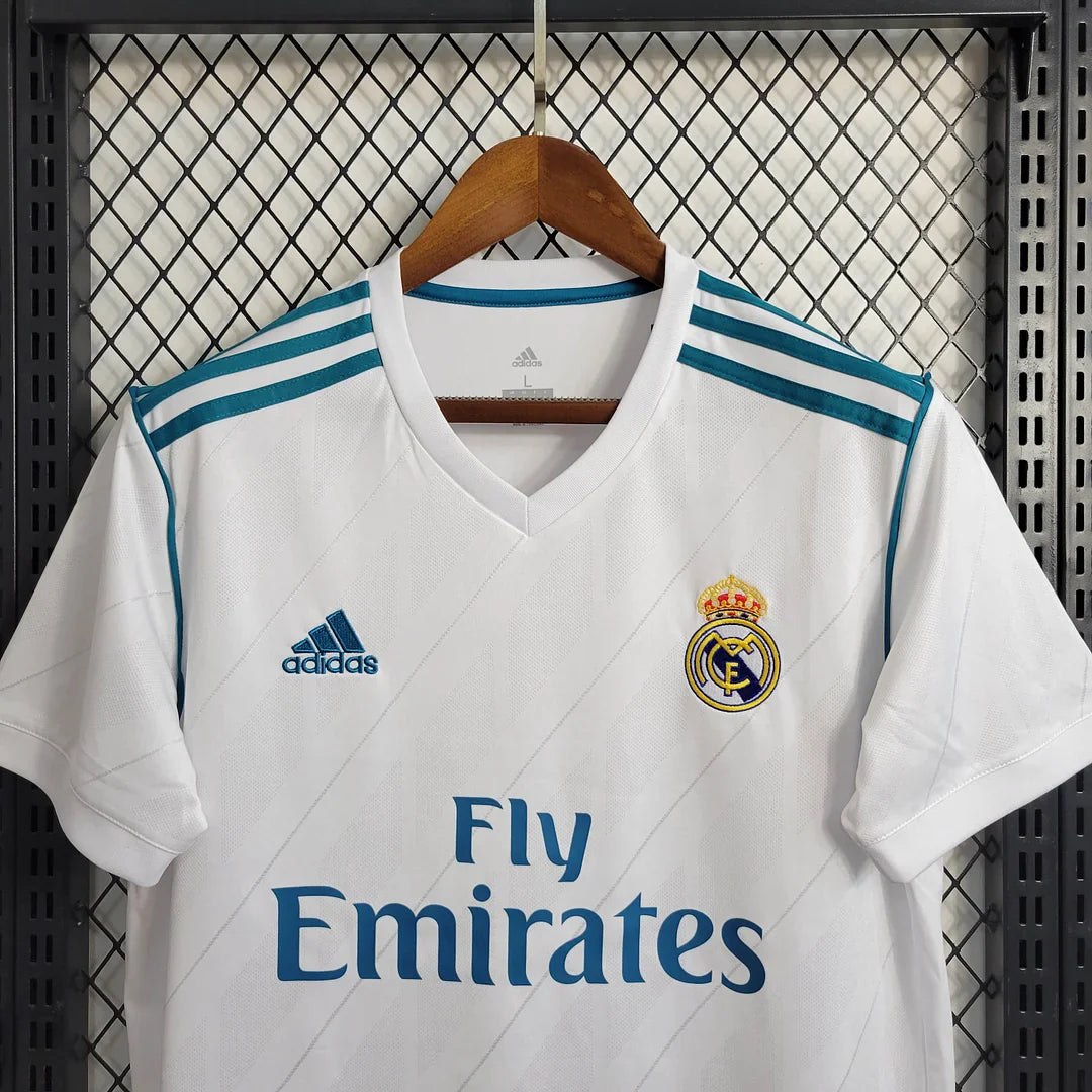 2017/2018 Retro Real Madrid Home Football Shirt