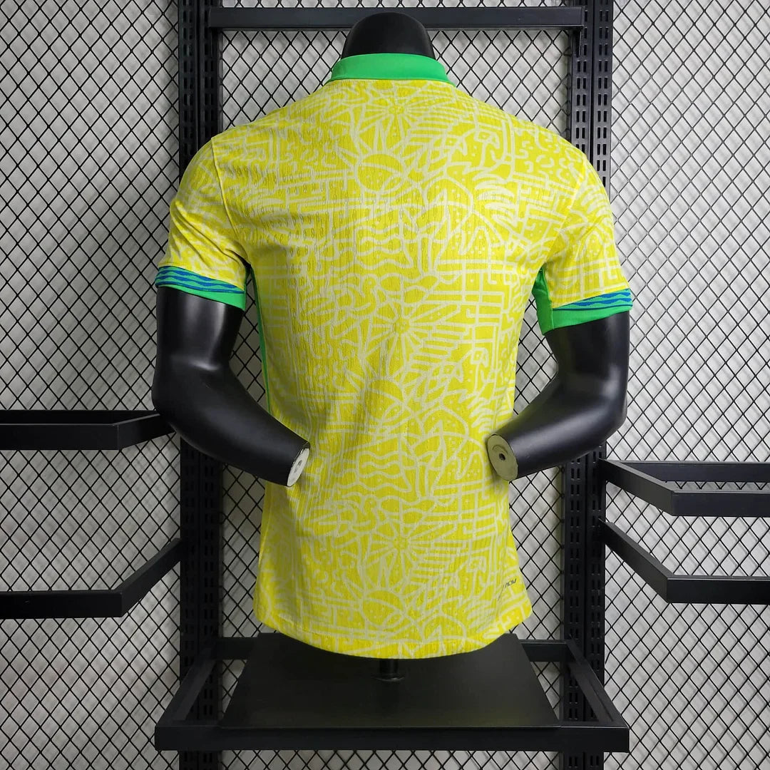 2024 Brazil Home Football Shirt - Player Version