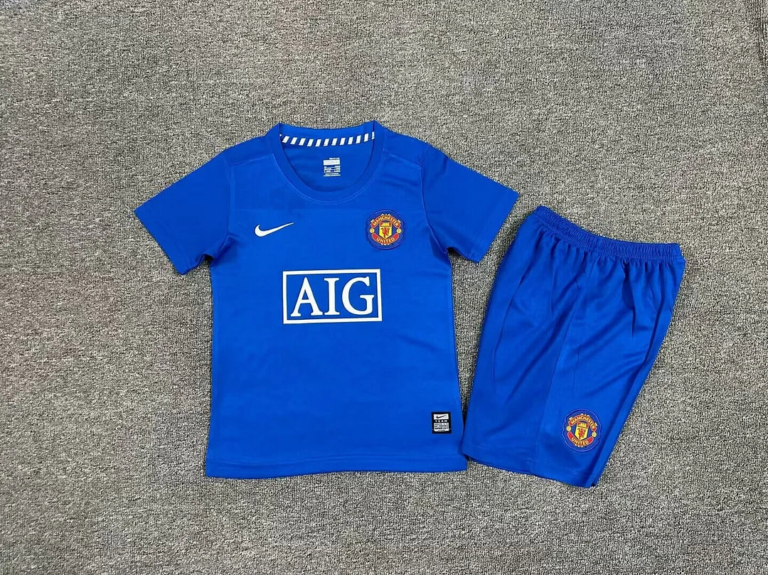 2007/2008 Retro Manchester United Away Football Shirt Kids Size