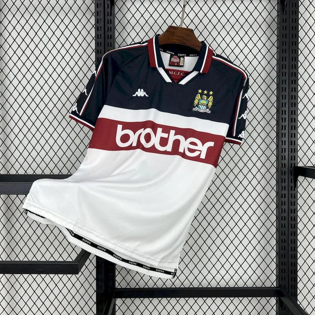 1997/1998 Retro Manchester City Away Football Shirt