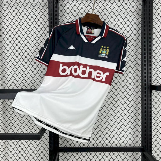 1997/1998 Retro Manchester City Away Football Shirt