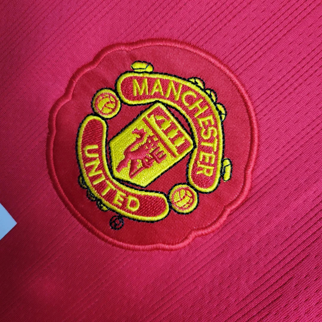 2007/2008 Retro Manchester United Home Champions League Edition Football Shirt