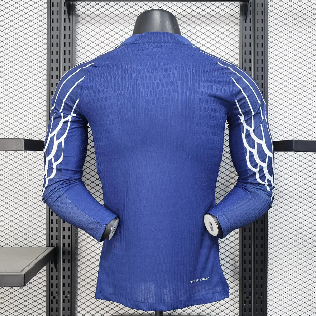 2024/2025 Psg Paris Saint-Germain Player Version Long Sleeve Fourth Away Football Shirt