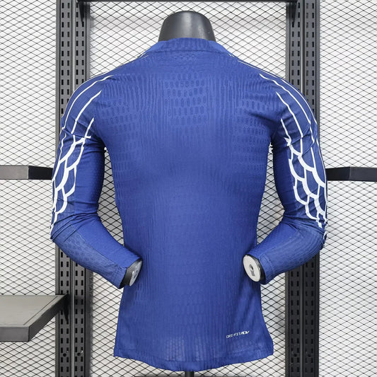 2024/2025 Psg Paris Saint-Germain Player Version Long Sleeve Fourth Away Football Shirt