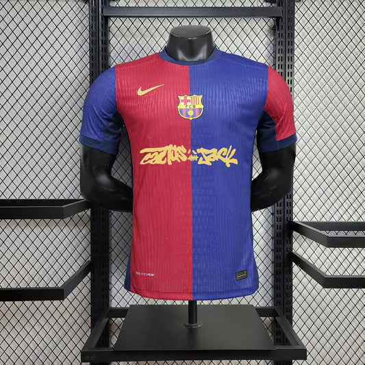 2024/2025 Barcelona x Travis Scott Edition Player Version Football Shirt