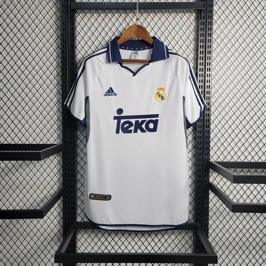 2000/2001 Retro Real Madrid Home Football Shirt