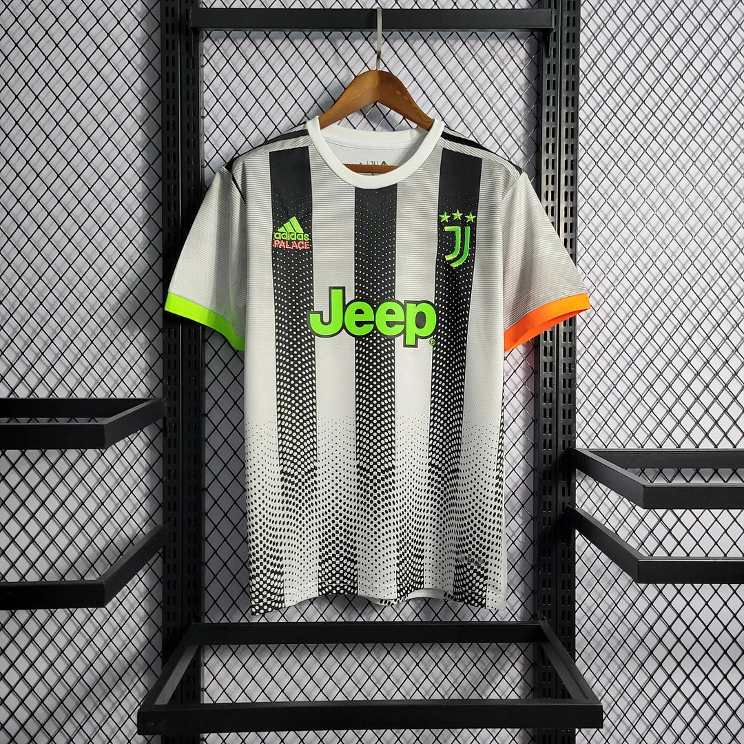 2019/2020 Retro Juventus Joint Edition Black and White Football Shirt
