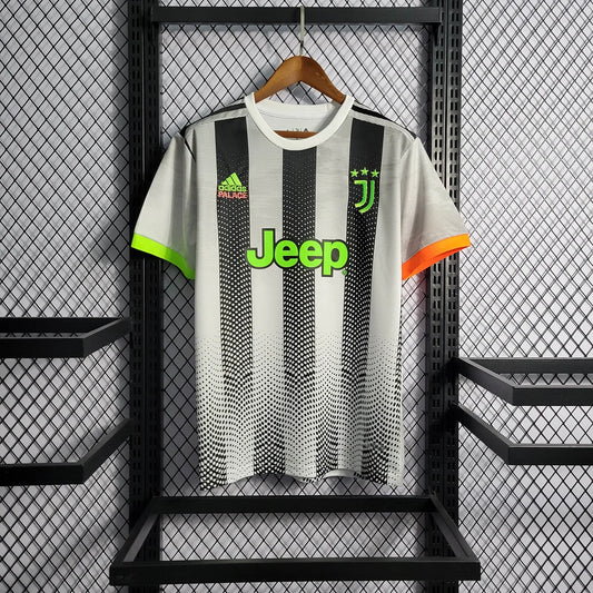 2019/2020 Retro Juventus Joint Edition Black and White Football Shirt