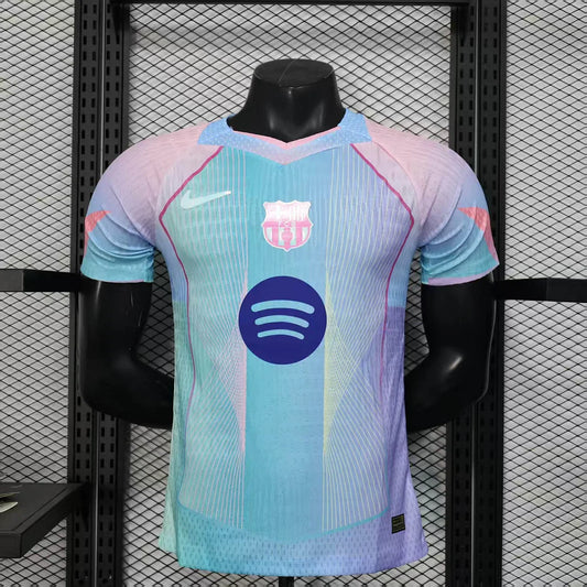 2025/2026 Barcelona Concept Pink Blue Gradient Football Shirt - Player Version