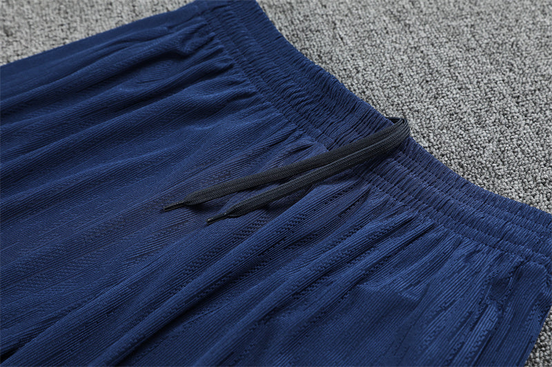 2025/2026 PSG Paris Saint-Germain Blue Half-Pull Tracksuit