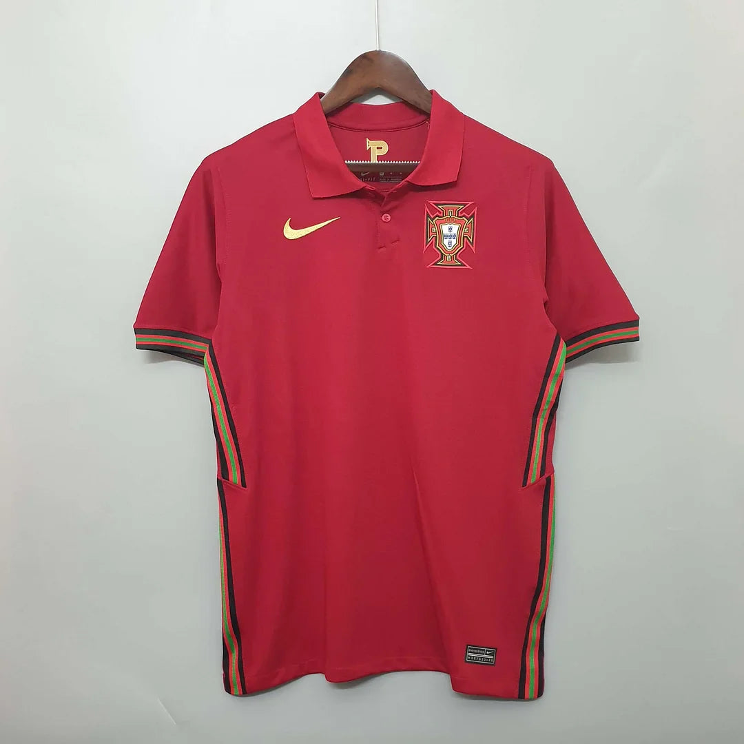 2020 Portugal Red Home Football Shirt