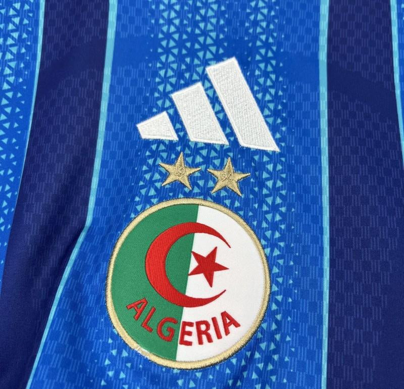 2026 Algeria World Cup Pre-Match Blue Football Shirt