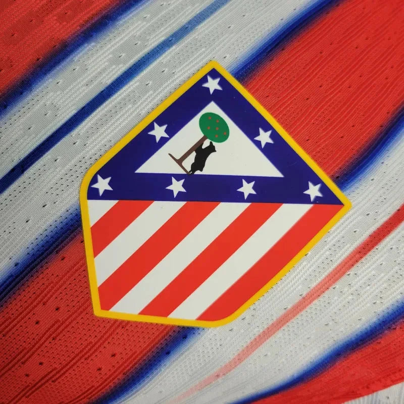 2024/2025 Atletico Madrid Home Football Shirt - Player Version