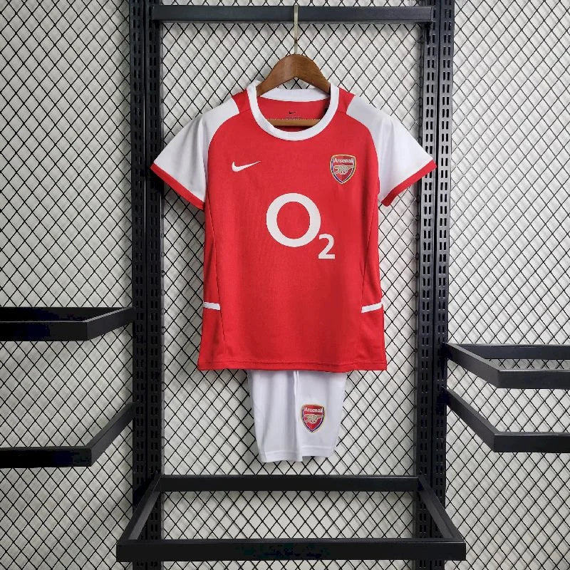 2002/2004 Retro Arsenal Home Football Shirt Kids Size