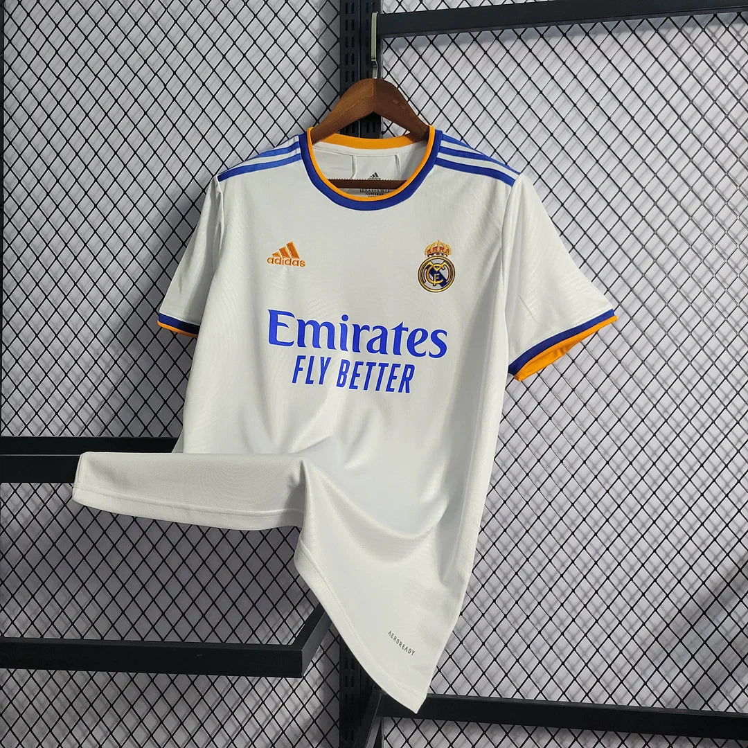 2021/2022 Retro Real Madrid Home Football Shirt