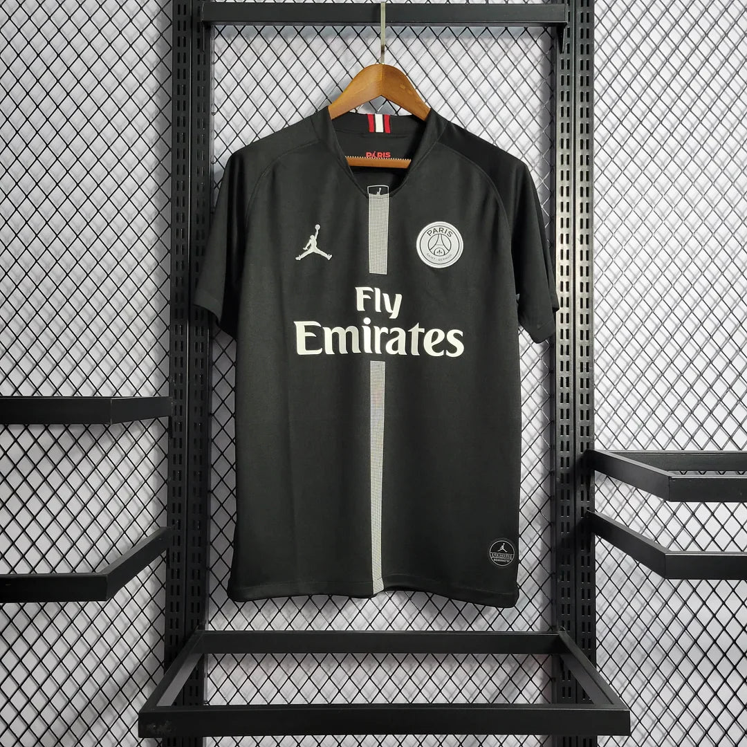 2018/2019 Retro Psg Paris Saint-Germain Black Football Shirt