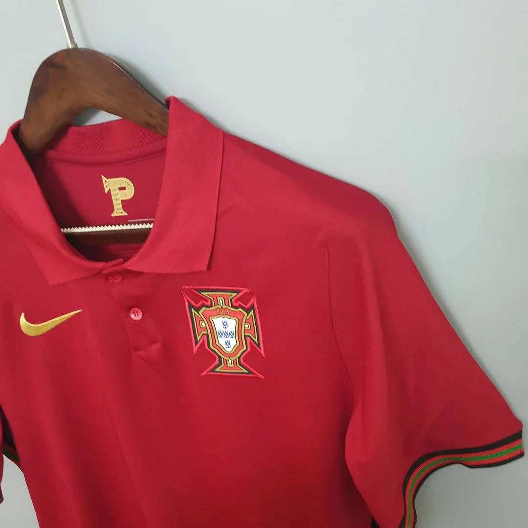 2020 Portugal Red Home Football Shirt
