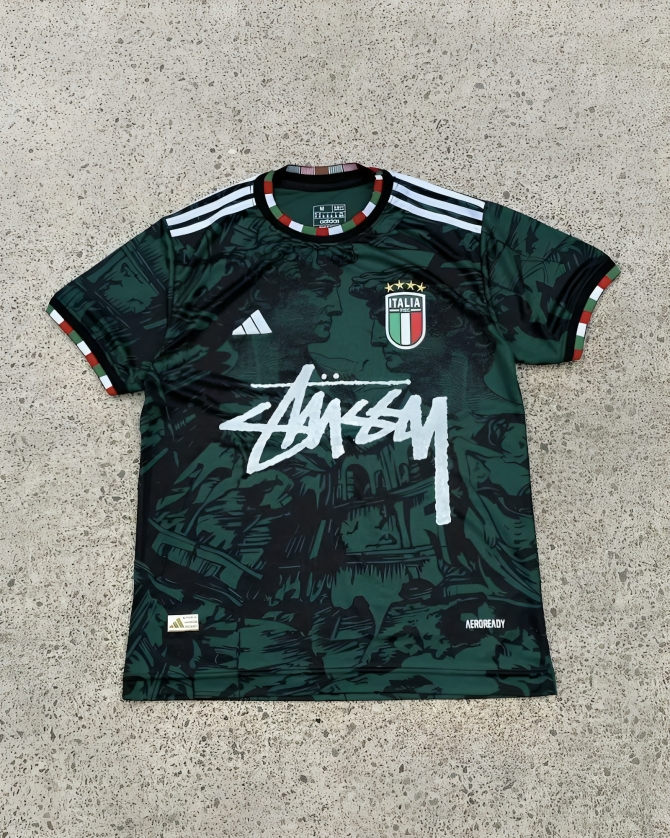 Italy x Stussy 2023 Edition Football Shirt